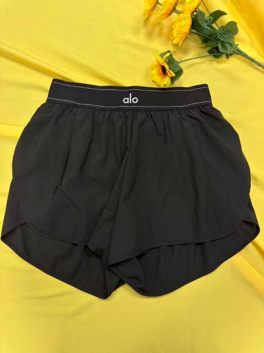 New💋ALO Yoga Black Match Point Short,Size XS,S,M